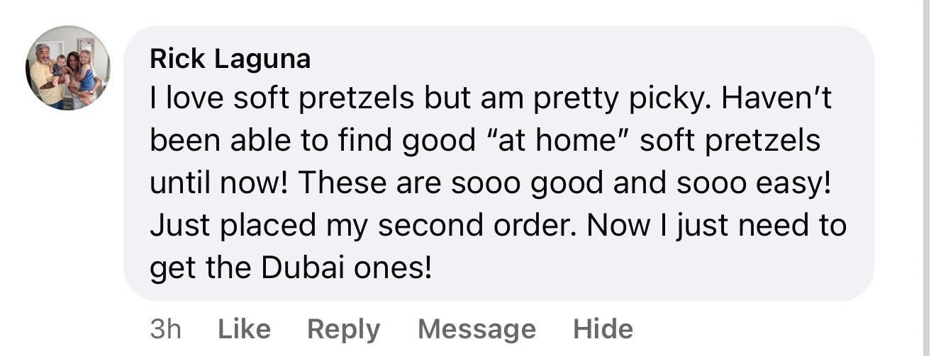Hot Box Pretzels customer review