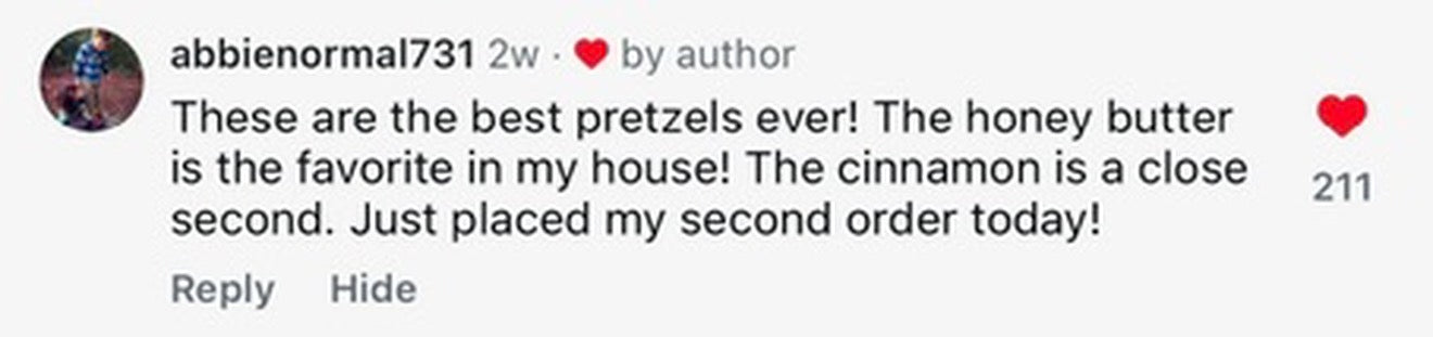 Customer review of Honey Butter