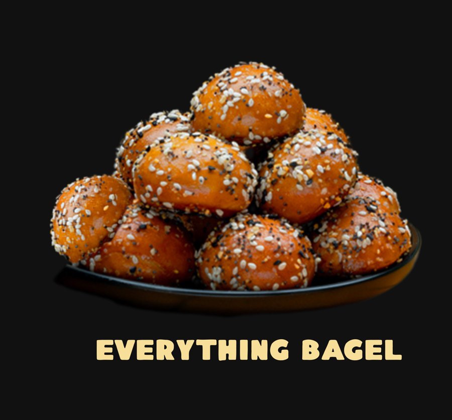Everything Bagel soft pretzel bites