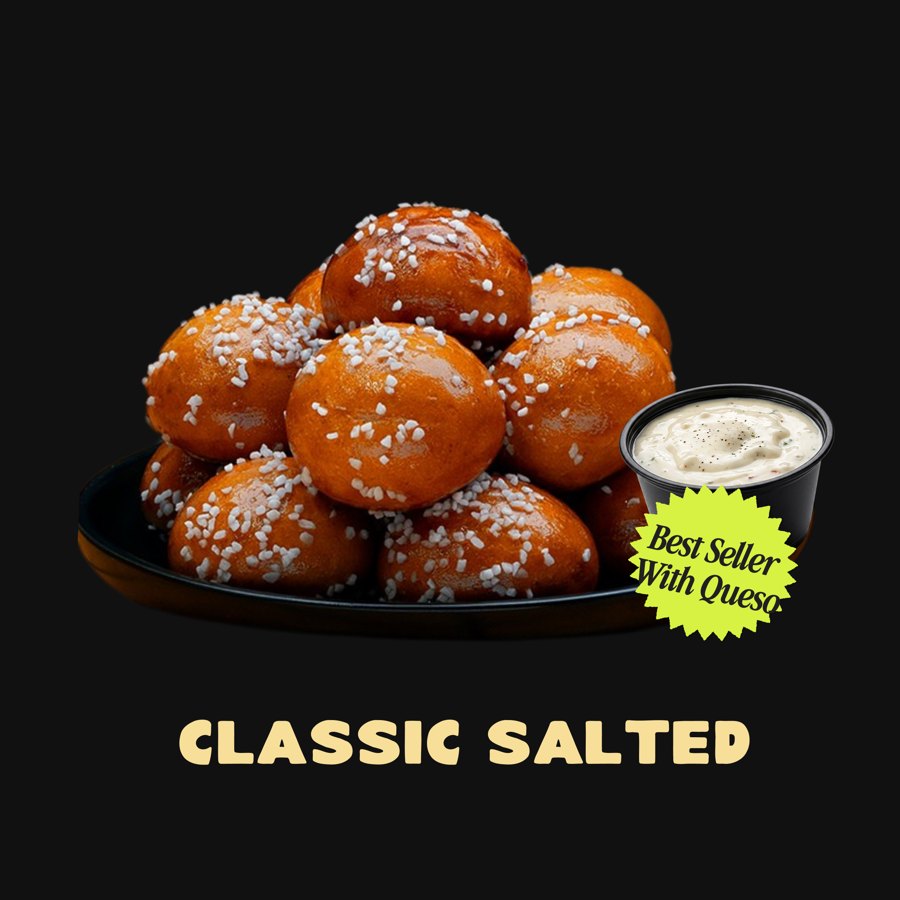 Salt soft pretzel bites