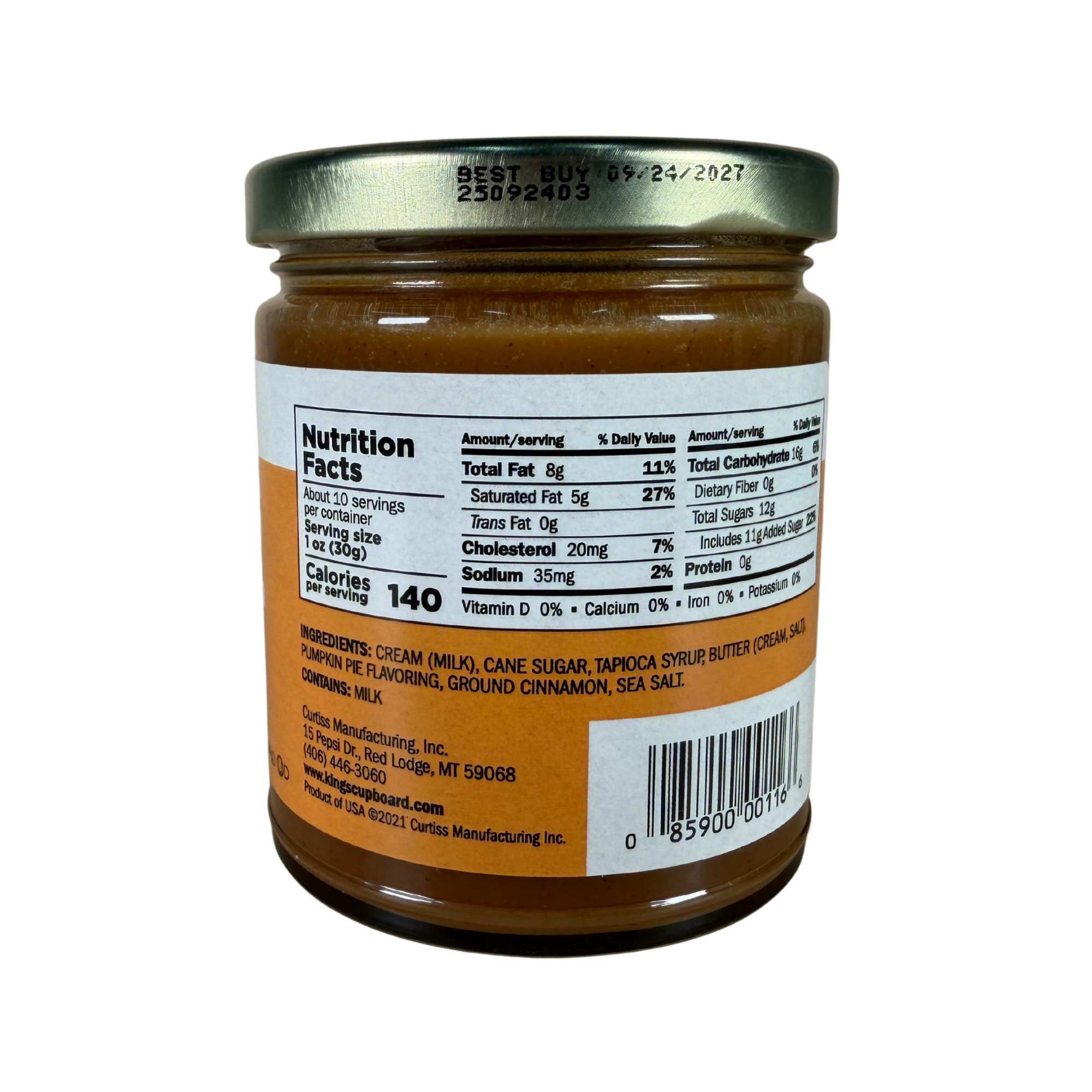 Premium Pumpkin Spice Caramel Sauce 10oz