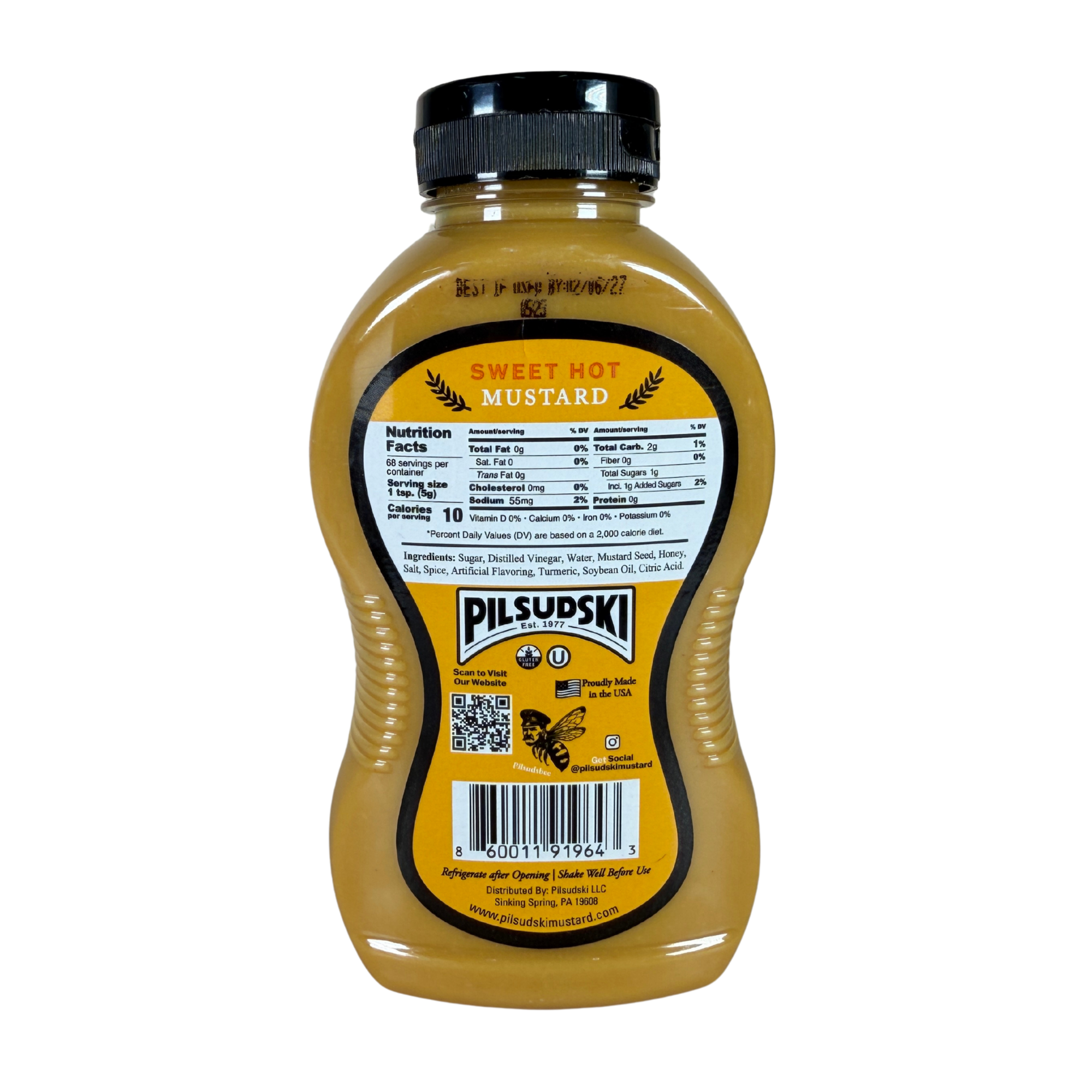 Sweet Hot Mustard 12oz