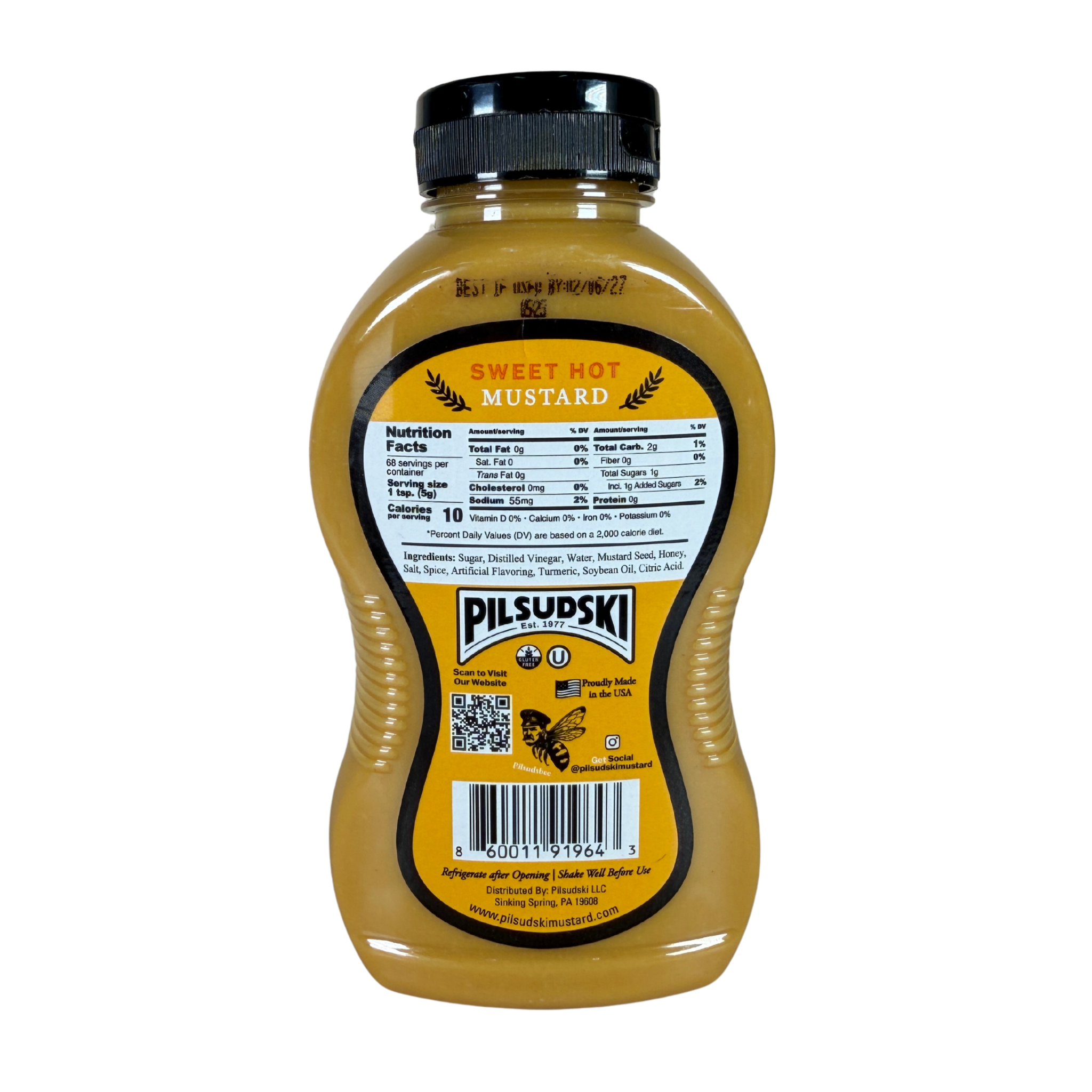 Sweet Hot Mustard 12oz