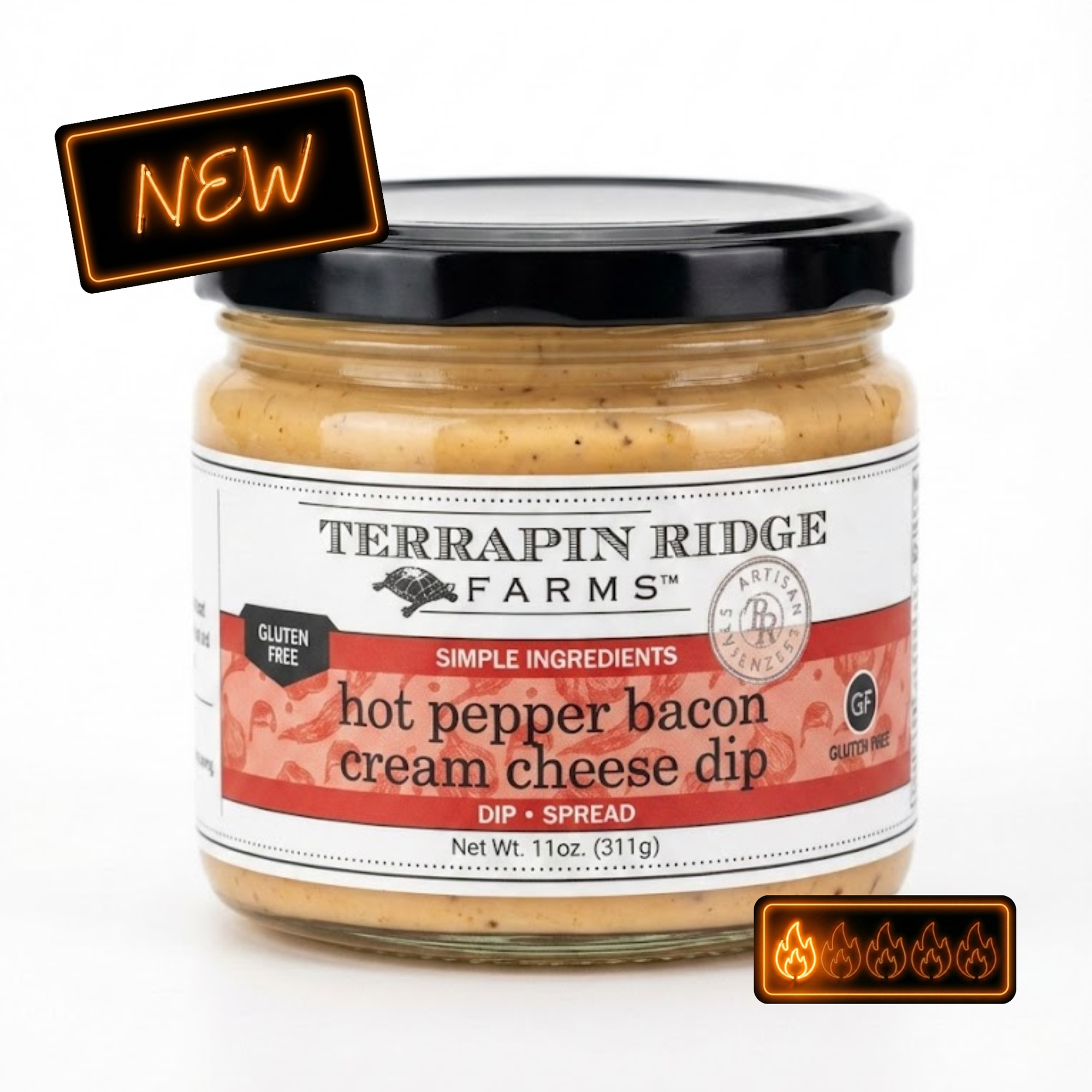 Hot Pepper Bacon Cream Cheese 11oz