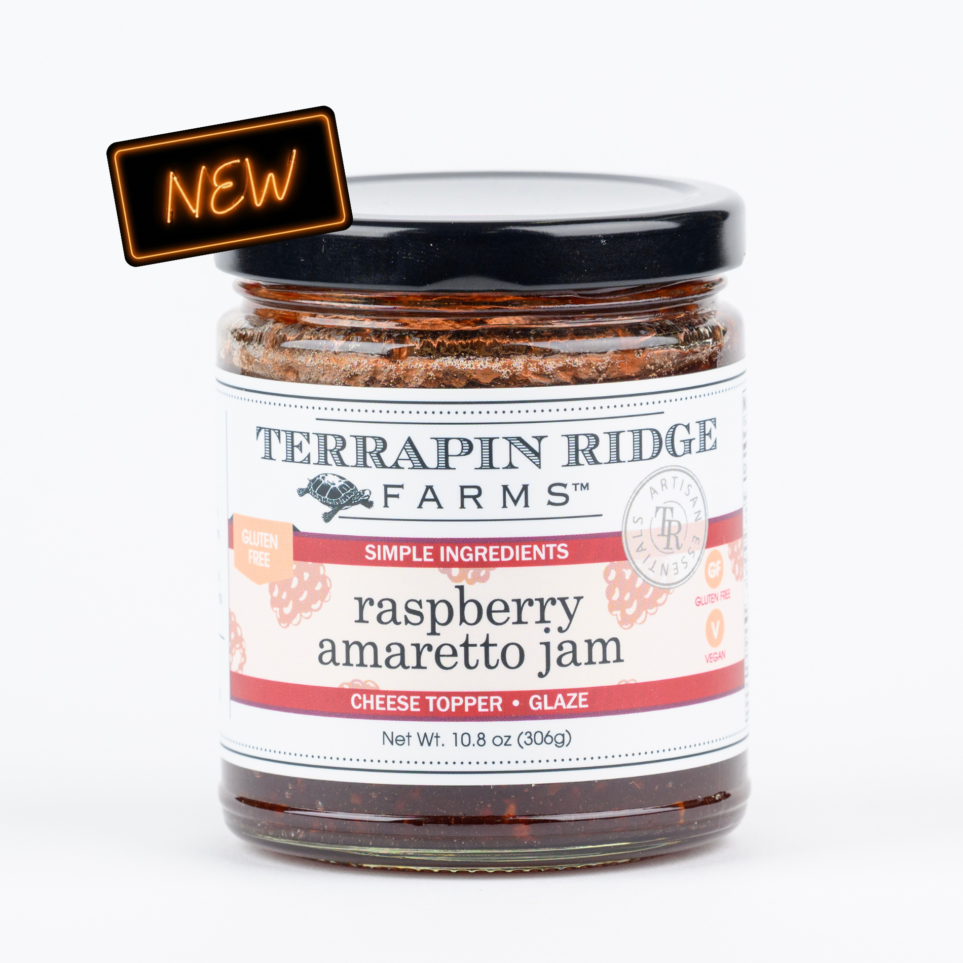 Raspberry Amaretto Jam 11oz