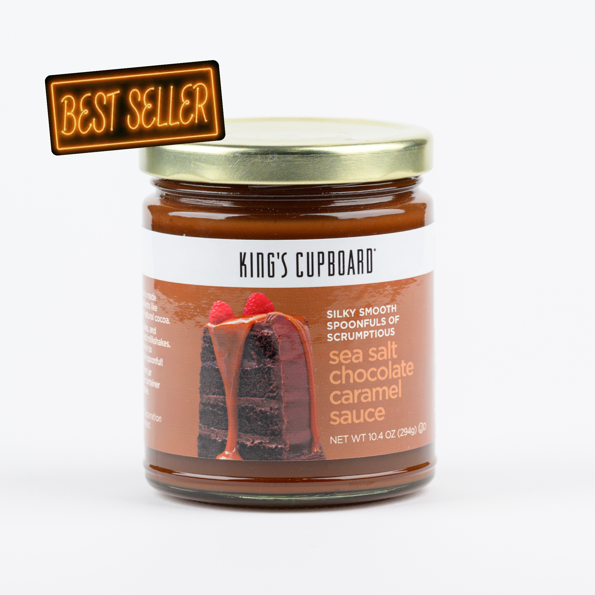Premium Sea Salt Chocolate Caramel Sauce 10oz