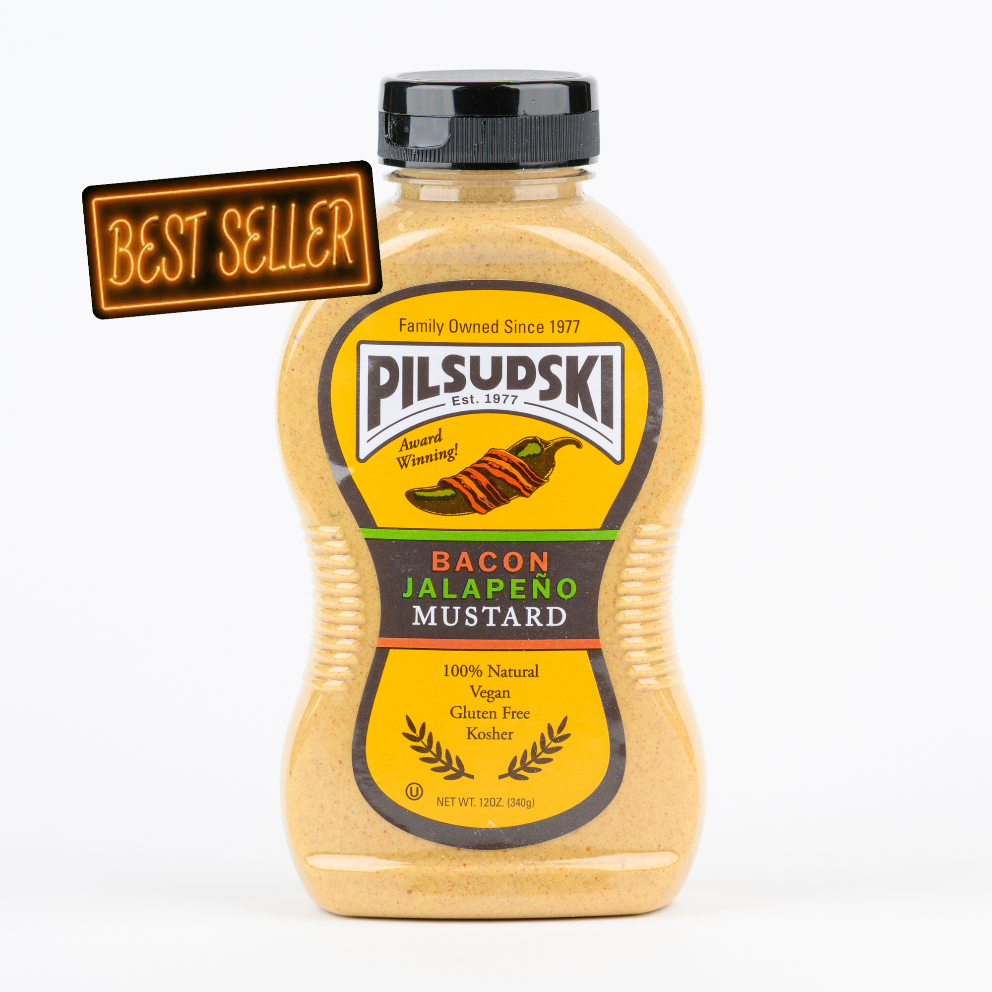 Bacon Jalapeno Mustard 12oz