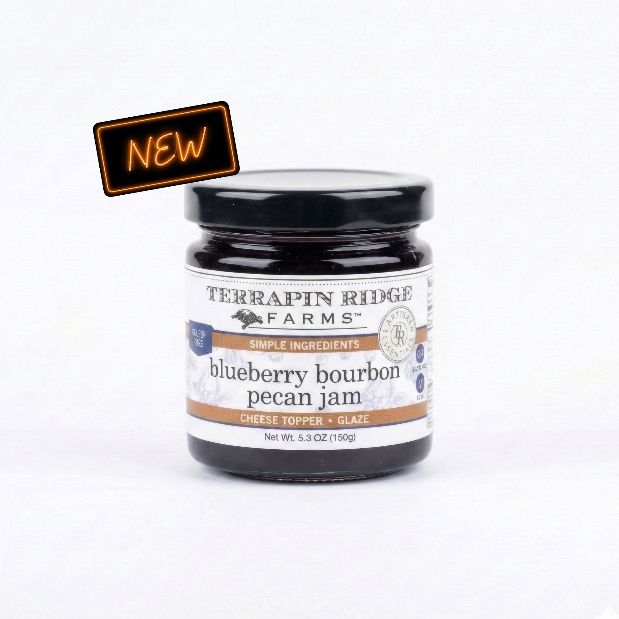 Blueberry Bourbon Pecan Jam 5oz