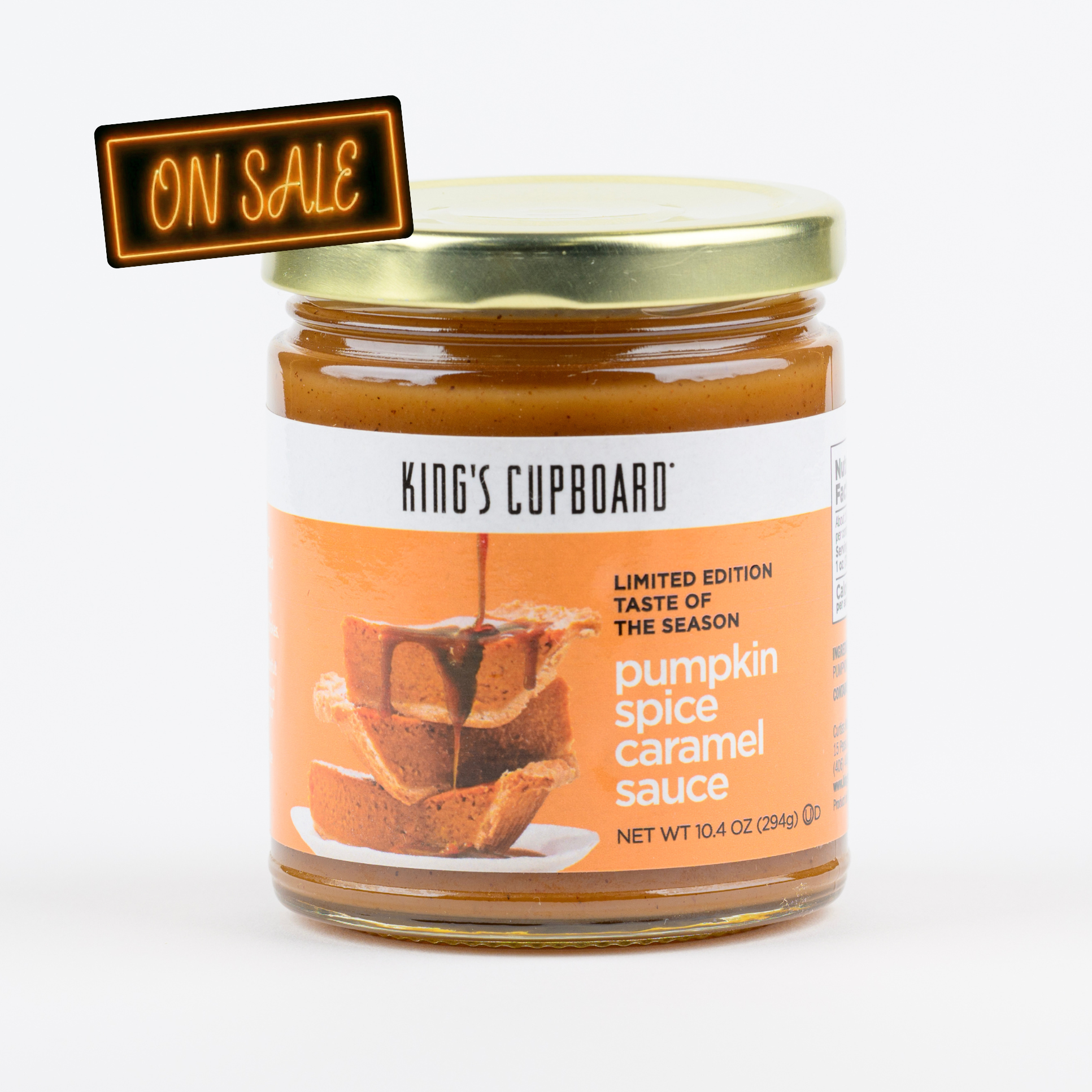 Premium Pumpkin Spice Caramel Sauce 10oz