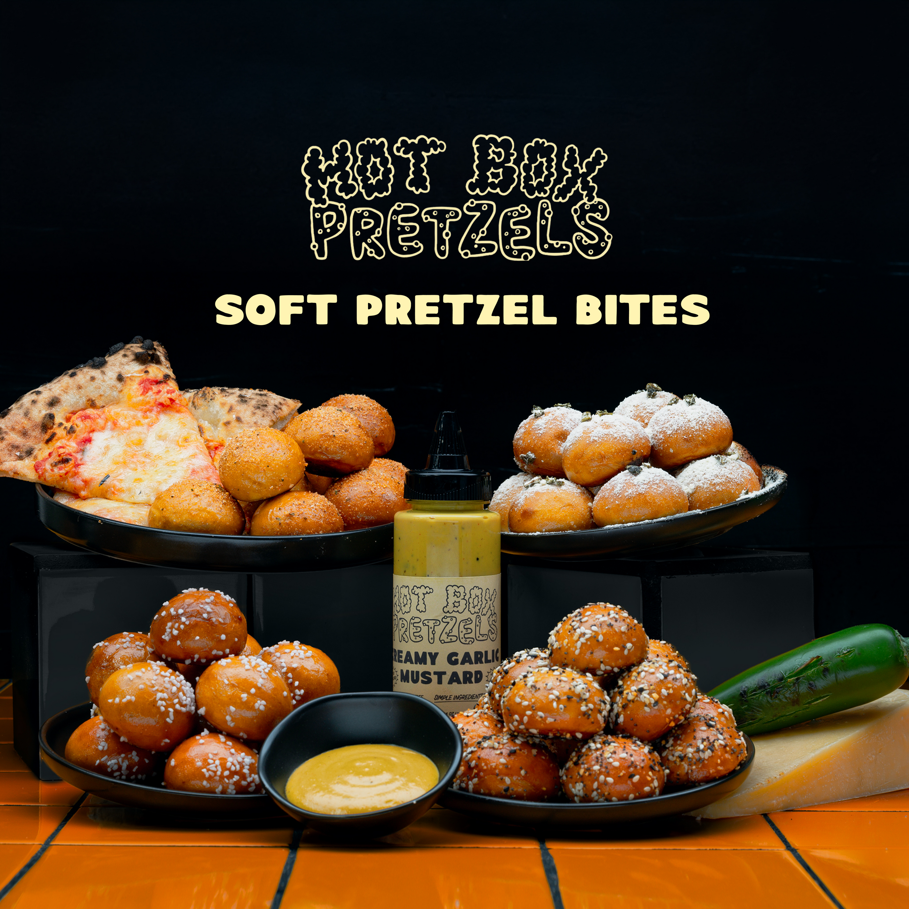Savory Sampler Soft Pretzel Bites 4-Pack