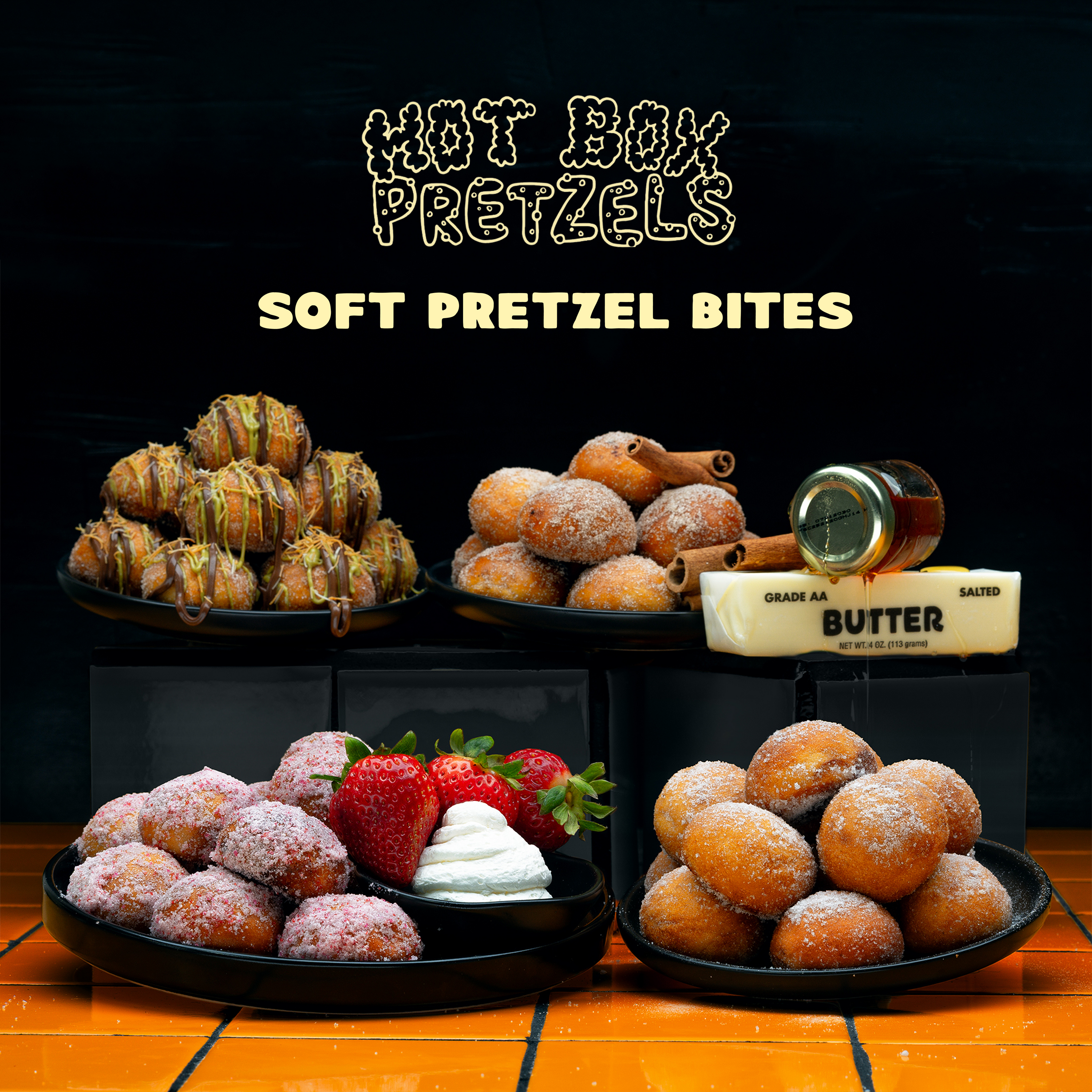 Sweet Sampler Soft Pretzel Bites 4-Pack