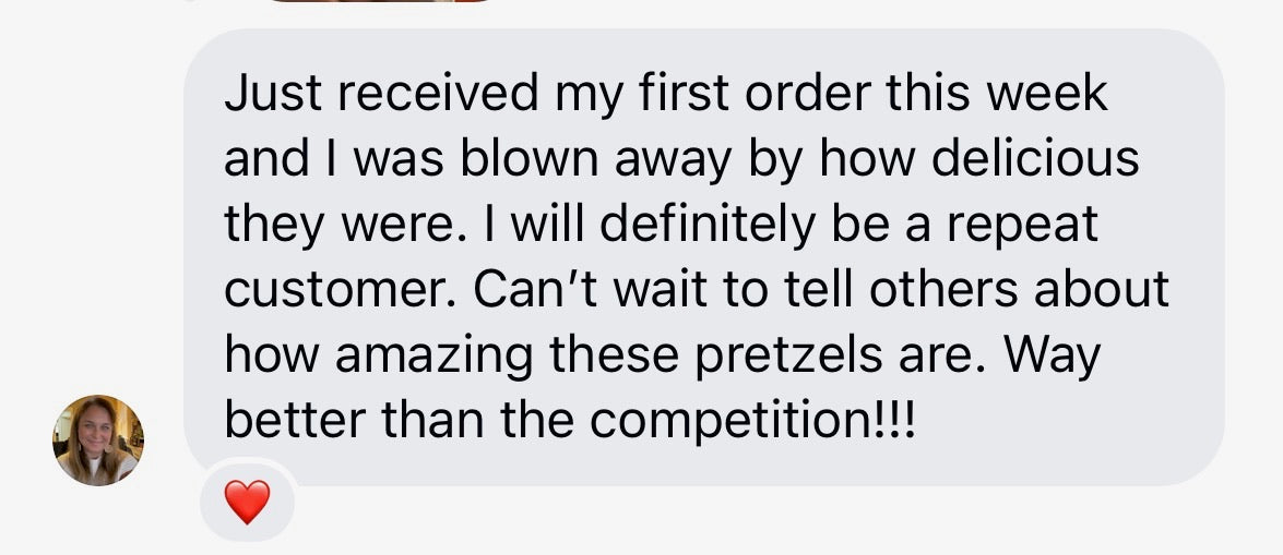 Hot Box Pretzels customer review